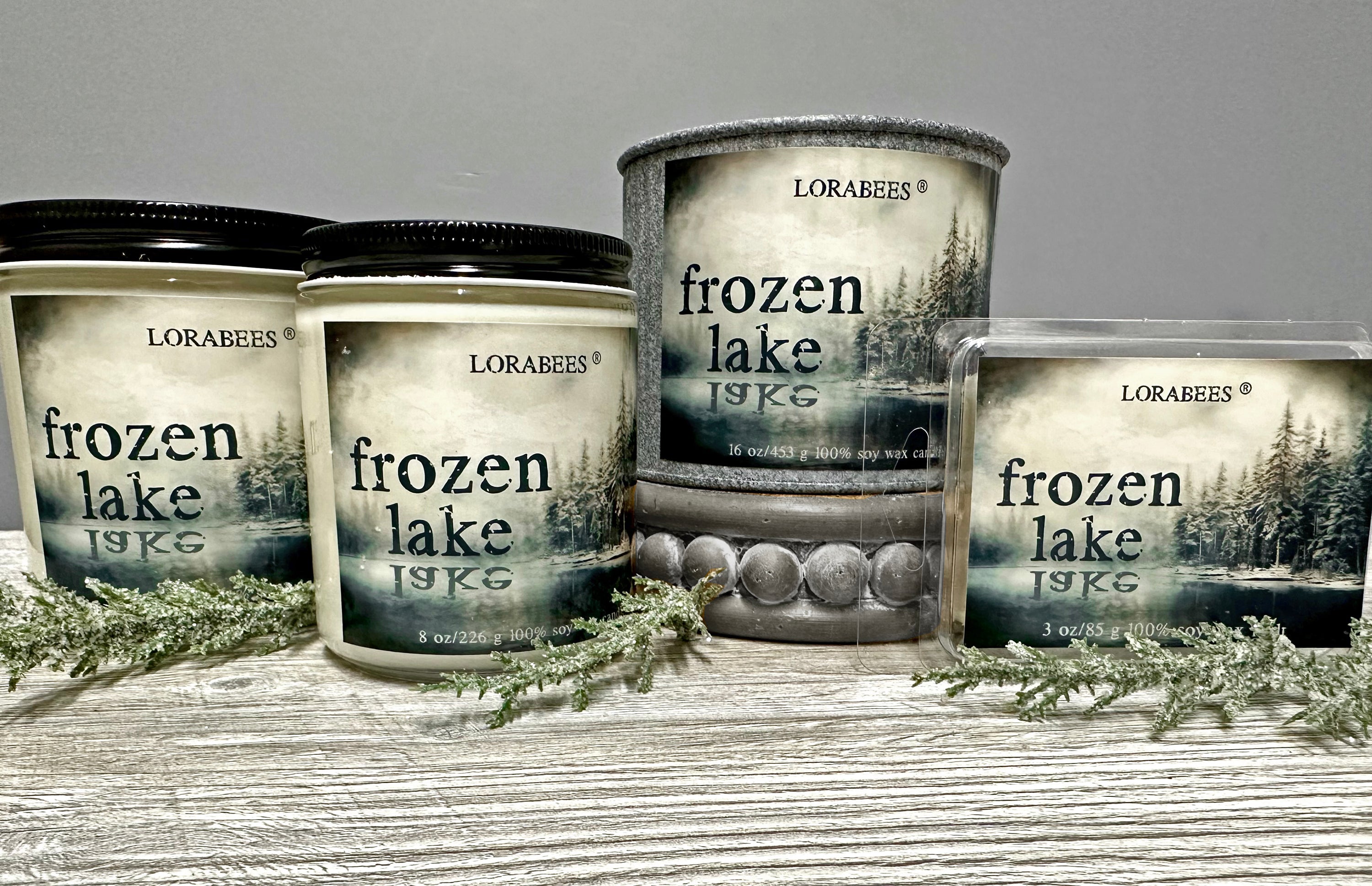 January Candle and Melt Of The Month Frozen Lake Lorabees, LLC