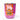 Showgirl Luxury 10 oz Pink Glass 100% Soy Candle